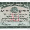 One Pound 1938 Australia