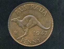 1947 FDC proof penny