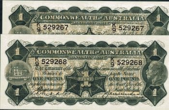 One Pound Riddle Heathershaw R026 1928