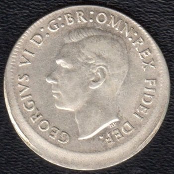 one shilling 1952 15 off centre reverse