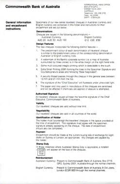 commonwealth bank specifications page 2