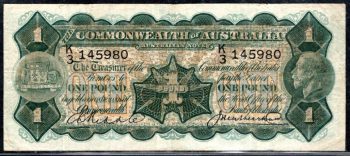 One Pound Riddle Heathershaw 1926 K3 145980